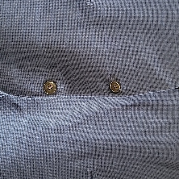 Lauren Ralph Lauren Mens Navy Blue Plaid Two Button Blazer - Size 46L - Picture 3 of 14